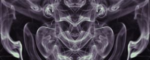 Preview wallpaper smoke, winding, wavy, abstraction