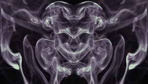Preview wallpaper smoke, winding, wavy, abstraction