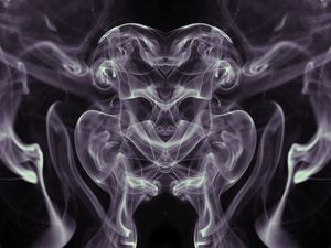 Preview wallpaper smoke, winding, wavy, abstraction