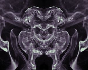 Preview wallpaper smoke, winding, wavy, abstraction