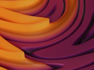 Preview wallpaper smooth, winding, relief, volume, 3d