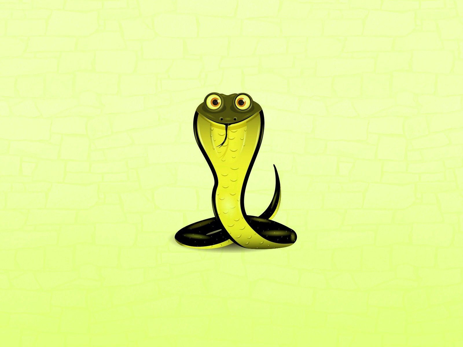 Download wallpaper 1600x1200 snake, cobra, figure standard 4:3 hd