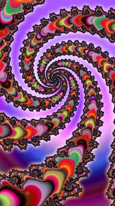 Preview wallpaper snake, colorful, optical illusion