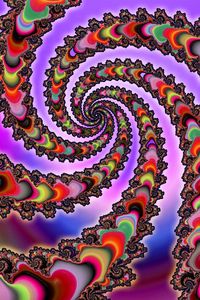 Preview wallpaper snake, colorful, optical illusion