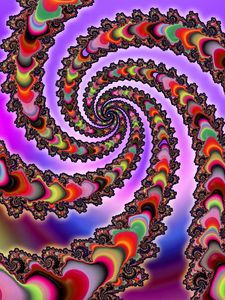 Preview wallpaper snake, colorful, optical illusion