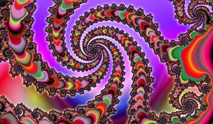 Preview wallpaper snake, colorful, optical illusion