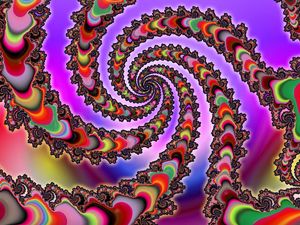 Preview wallpaper snake, colorful, optical illusion