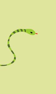 Preview wallpaper snake, minimalism, background, line