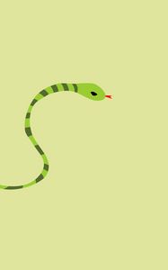 Preview wallpaper snake, minimalism, background, line