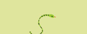 Preview wallpaper snake, minimalism, background, line