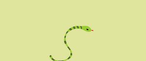 Preview wallpaper snake, minimalism, background, line