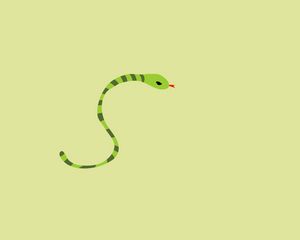 Preview wallpaper snake, minimalism, background, line
