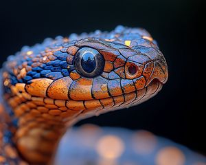 Preview wallpaper snake, reptile, eye, macro, wildlife