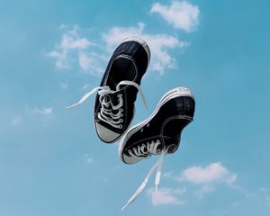 Preview wallpaper sneakers, shoes, sky