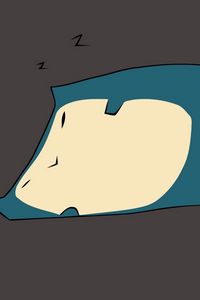 Preview wallpaper snorlax, pokemon, art, vector