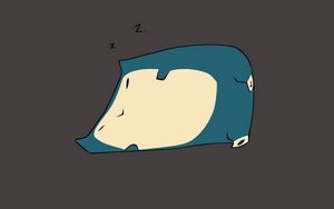 Preview wallpaper snorlax, pokemon, art, vector