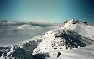 Preview wallpaper snow, alps, mountains, sky