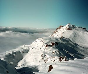 Preview wallpaper snow, alps, mountains, sky