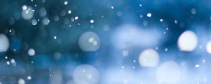 Preview wallpaper snow, glare, circles, bokeh, blur