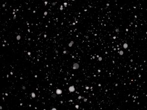 Preview wallpaper snow, glare, points, black