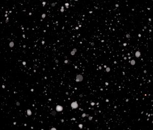Preview wallpaper snow, glare, points, black