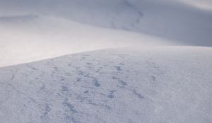 Preview wallpaper snow, hills, white, winter