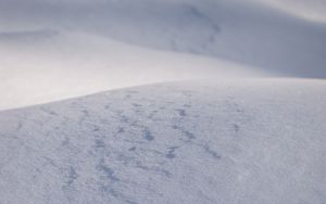 Preview wallpaper snow, hills, white, winter