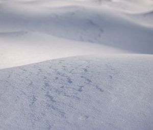 Preview wallpaper snow, hills, white, winter