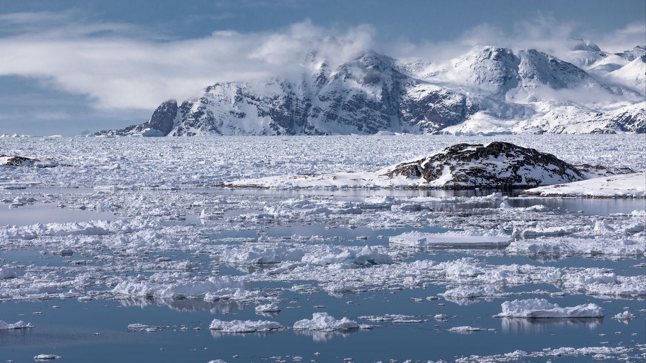 Wallpaper snow, ice, sea, greenland