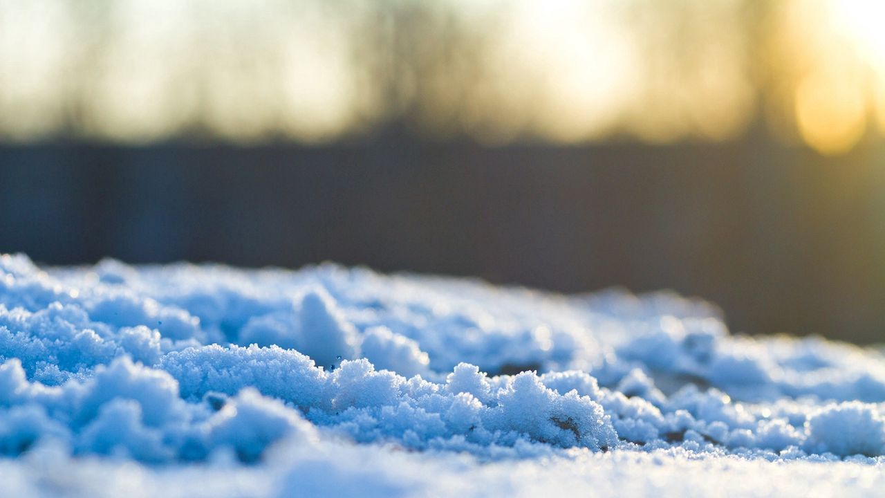 Wallpaper snow, light, surface