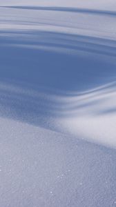 Preview wallpaper snow, minimalism, shadows, winter