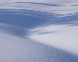 Preview wallpaper snow, minimalism, shadows, winter