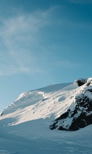 Preview wallpaper snow, slope, winter, nature