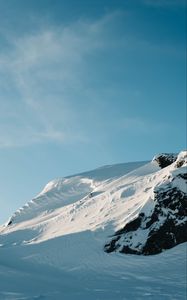 Preview wallpaper snow, slope, winter, nature