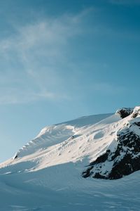 Preview wallpaper snow, slope, winter, nature