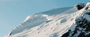 Preview wallpaper snow, slope, winter, nature