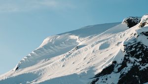 Preview wallpaper snow, slope, winter, nature