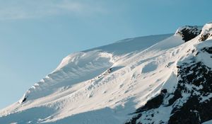 Preview wallpaper snow, slope, winter, nature