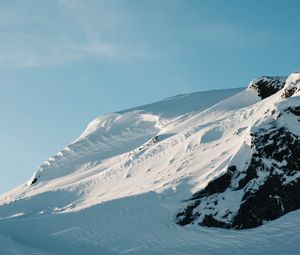 Preview wallpaper snow, slope, winter, nature