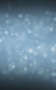 Preview wallpaper snow, snowflake, style, winter, background, glare