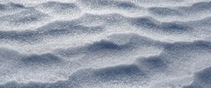 Preview wallpaper snow, waves, surface, winter, macro, white