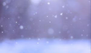 Preview wallpaper snow, winter, cold, frost, bokeh