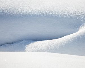 Preview wallpaper snow, winter, macro, white, shadows