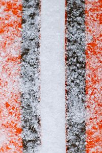 Preview wallpaper snow, winter, stripes, white