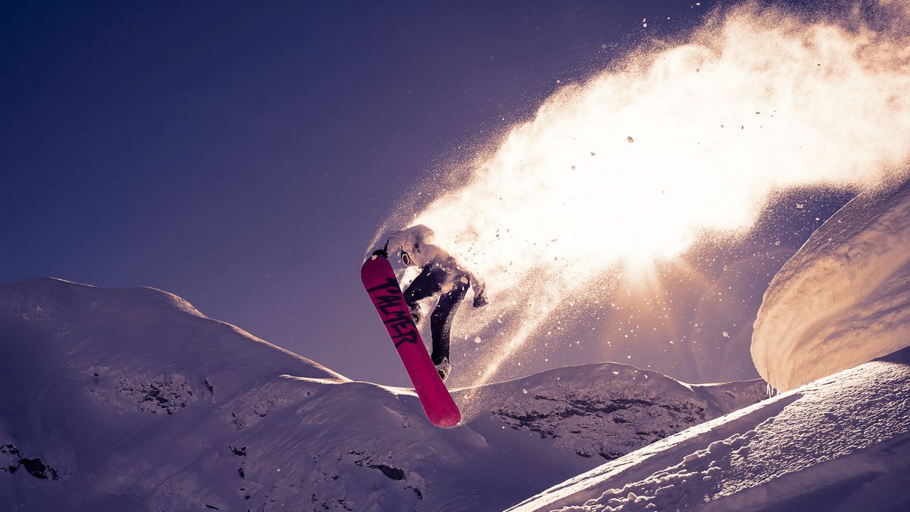 Wallpaper snowboarding, trick, jump, snow