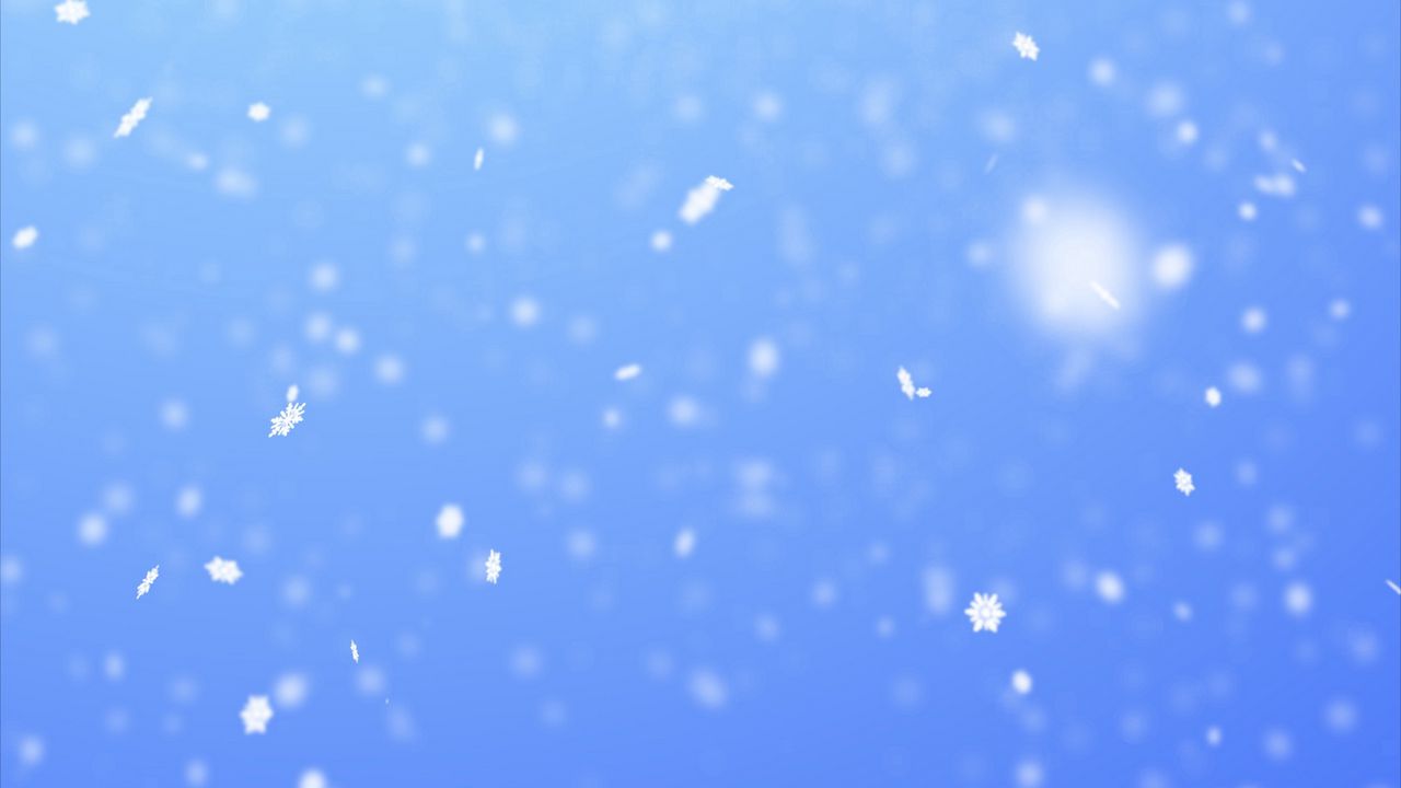 Wallpaper snowfall, snowflakes, snow, winter, blue, light, background