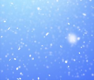 Preview wallpaper snowfall, snowflakes, snow, winter, blue, light, background