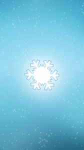 Preview wallpaper snowflake, background, bright, blue