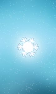 Preview wallpaper snowflake, background, bright, blue