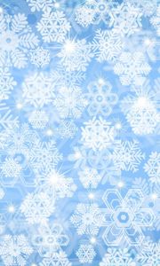 Preview wallpaper snowflake, background, light, bright, surface